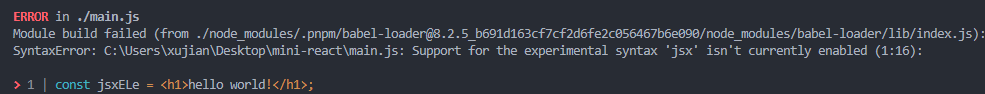 jsxerror